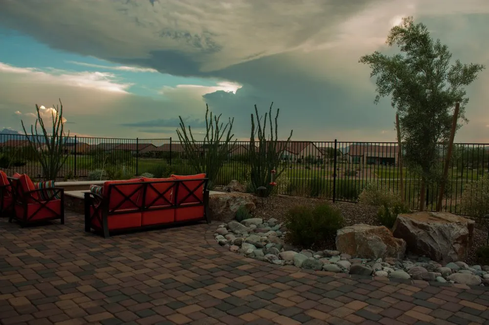 Expert yard cleanup service with custom design in Oro Valley, AZ by Sonoran Dreams Landscape