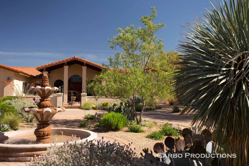 Professional yard cleanup service for homes in Tucson, AZ by Sonoran Gardens