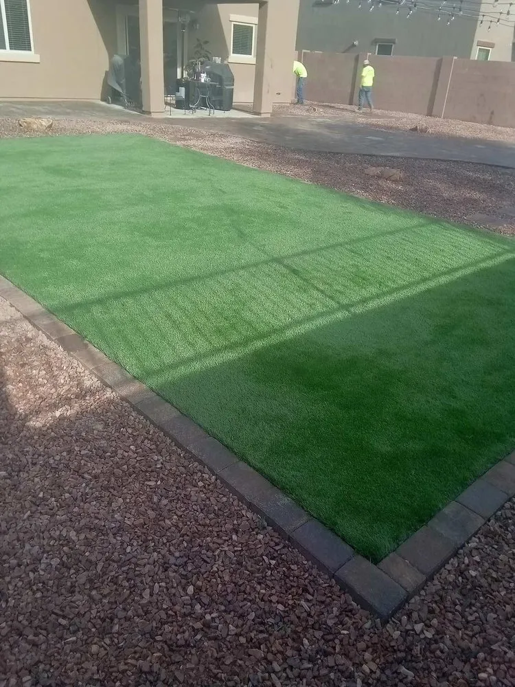 Local landscape installation in Tucson, AZ by Sonoran Scapes Landscaping