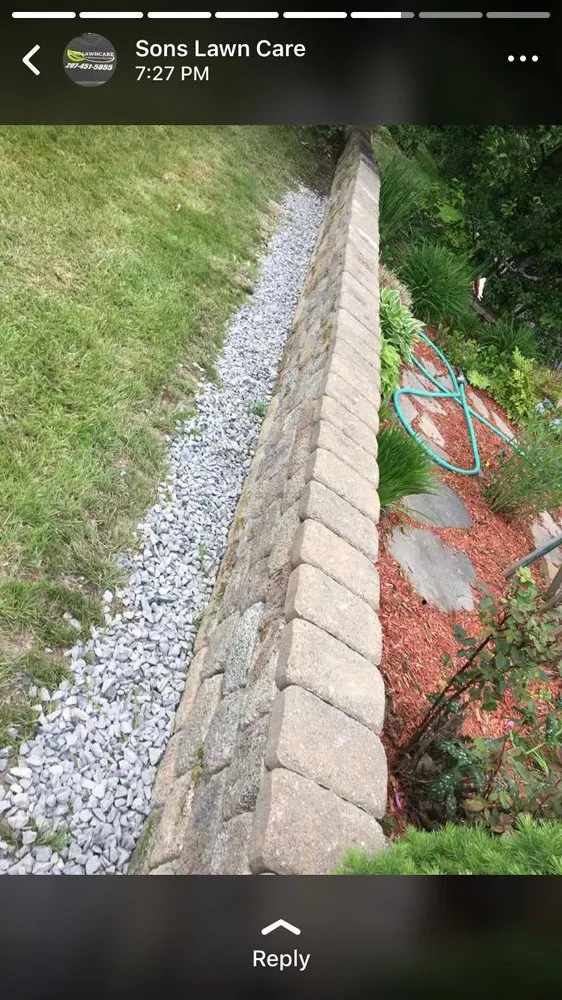 Trusted yard maintenance with custom design in York, ME by Sons Lawn Care