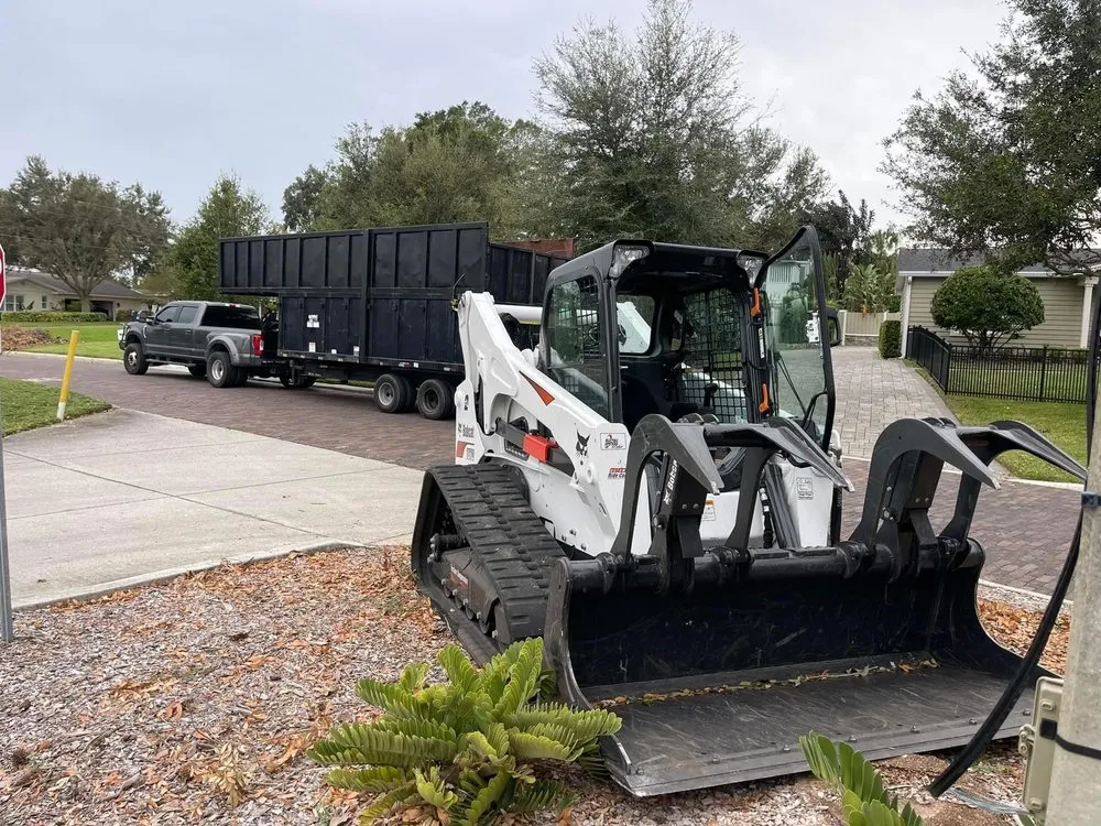 Professional yard cleanup service in Lakeland, FL by Sons of David Land Services