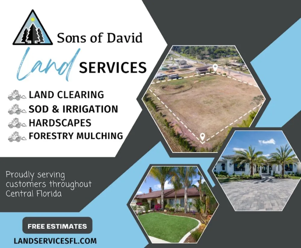 Local landscape installation with custom design in Lakeland, FL by Sons of David Land Services