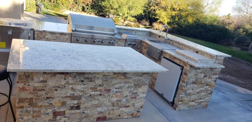 Local lawn care service with custom design in Surprise, AZ by Sophora Landscaping and Design