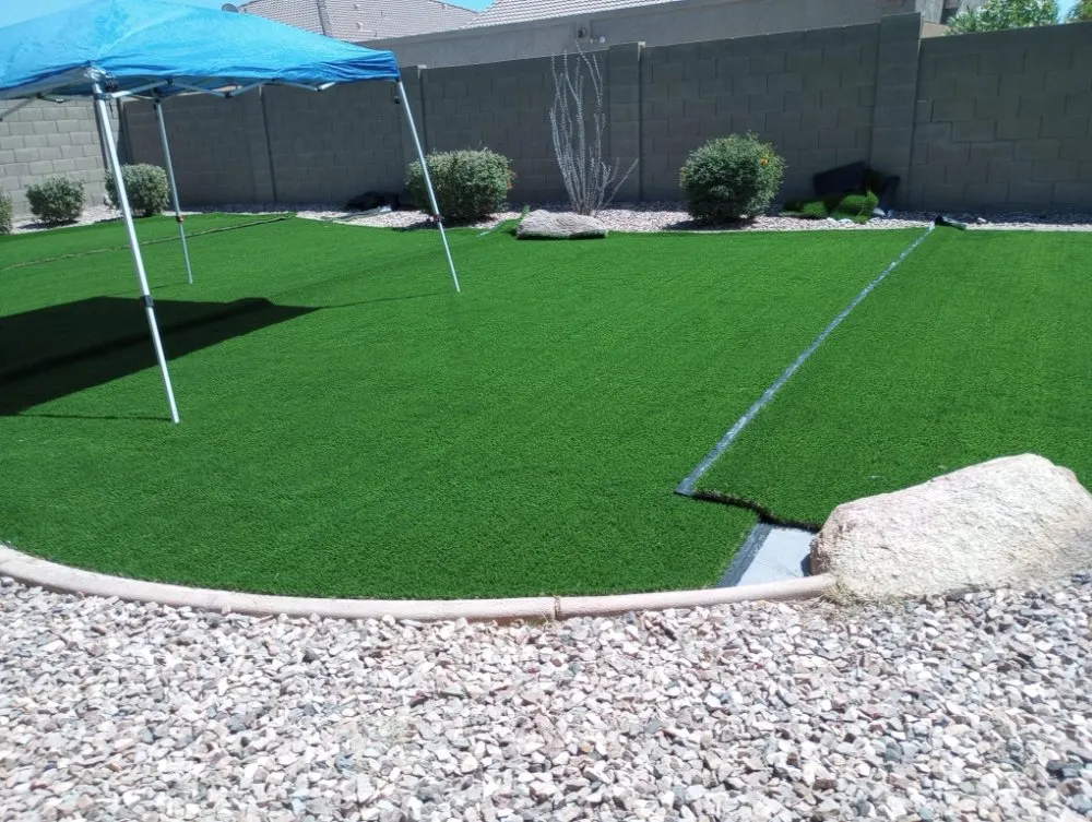 Custom lawn mowing service for year-round maintenance across Surprise, AZ - Sophora Landscaping and Design