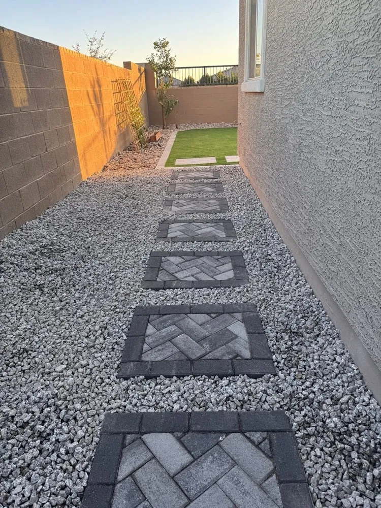 Professional landscape installation in Surprise, AZ by Sophora Landscaping and Design