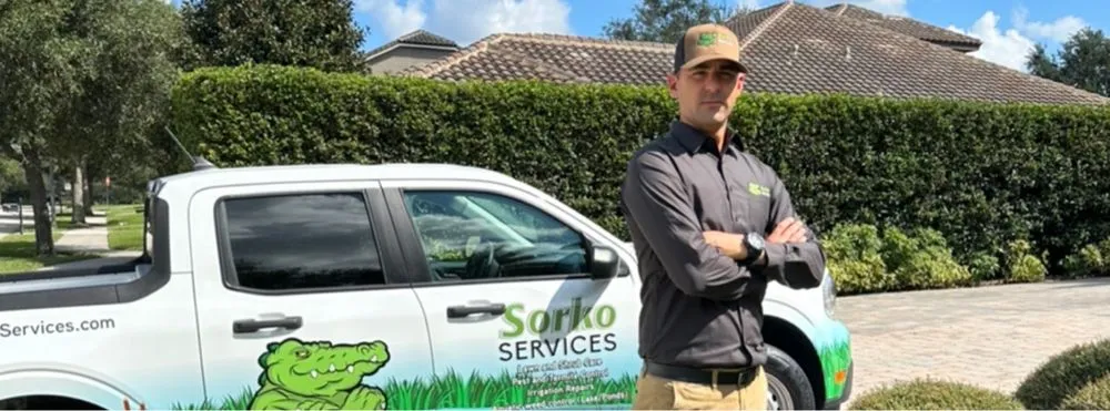 Custom garden landscaping for outdoor upgrades in Sanford, FL by Sorko Lawn and Pest Control