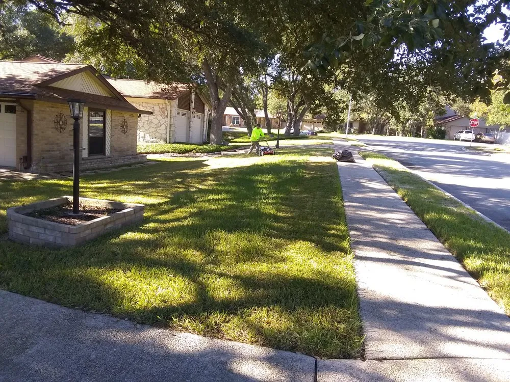 Professional yard maintenance for outdoor upgrades in San Antonio, TX by SOS Home & Landscaping