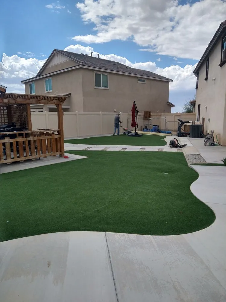 Custom landscape design in Victorville, CA by SOS Landscape & Gardening