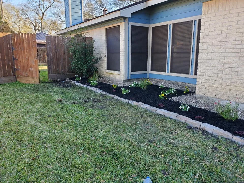 Professional residential landscaping in Crosby, TX - SOS Lawn Care & More