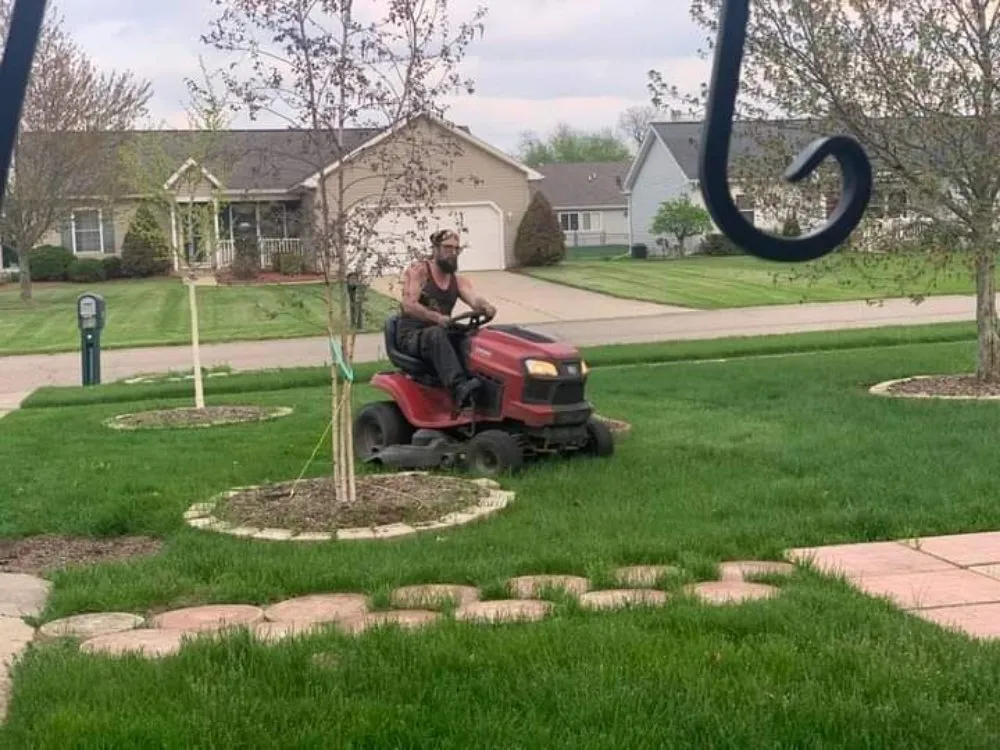 Affordable landscape design in Saginaw, MI by Sos Services