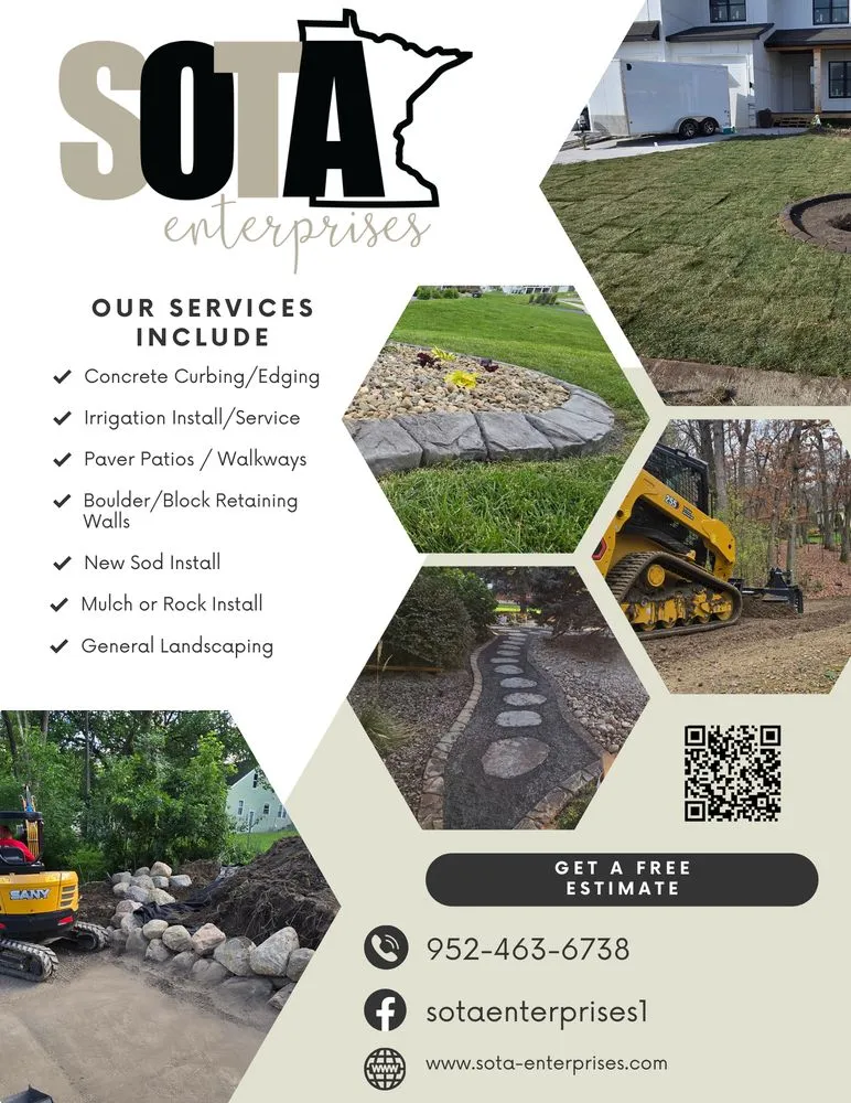 Professional landscaping services in Lakeville, MN - Sota Enterprises