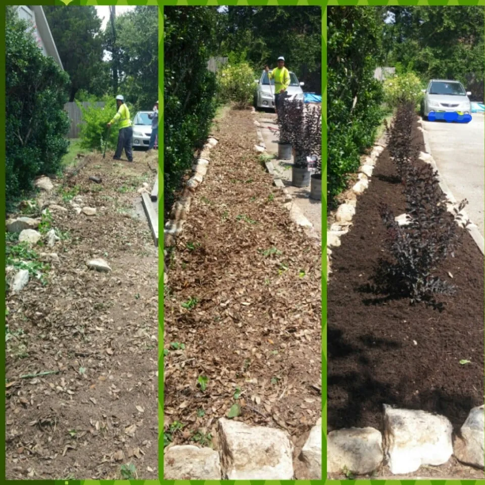 Professional landscape design in Buda, TX by Soto Brothers Green Magic Lawn Services