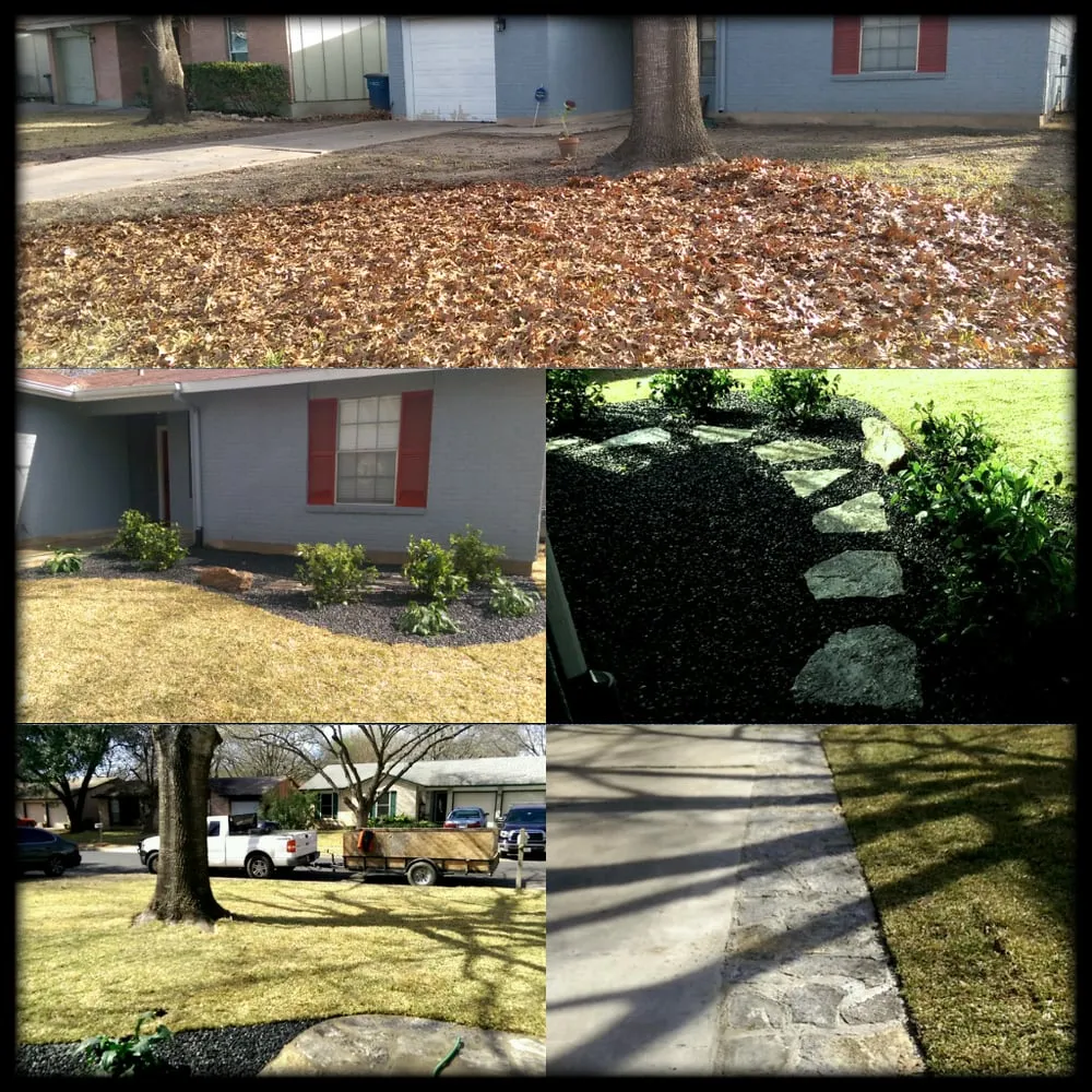 Local yard cleanup service for residential properties in Buda, TX by Soto Brothers Green Magic Lawn Services