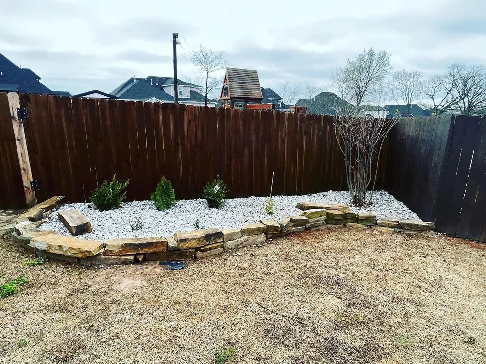 Custom landscape installation for homes in Springdale, AR by Soto Lawncare