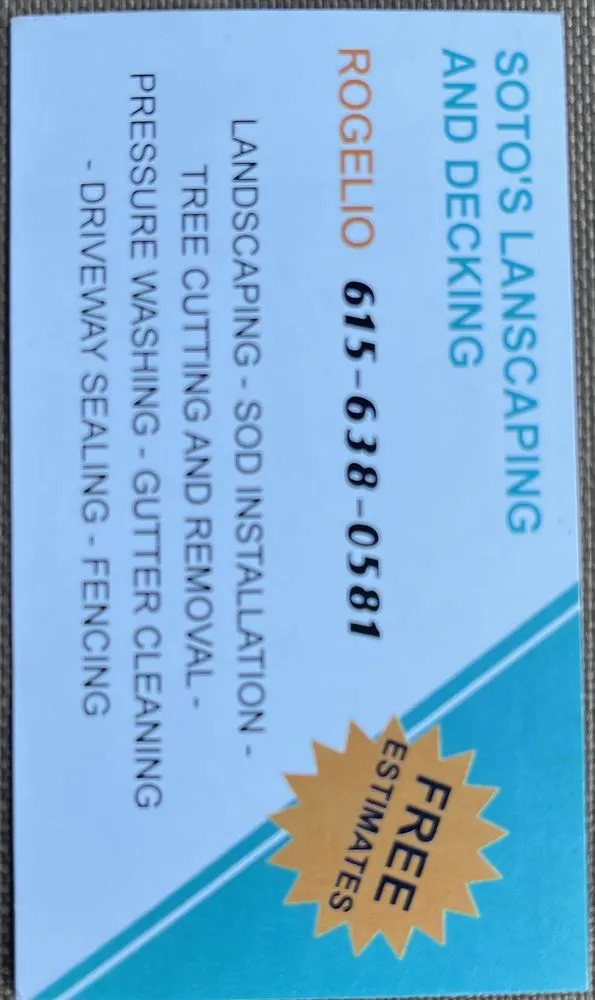 Local landscaping services experts serving Christiana, TN - Sotos Landscaping And Decking