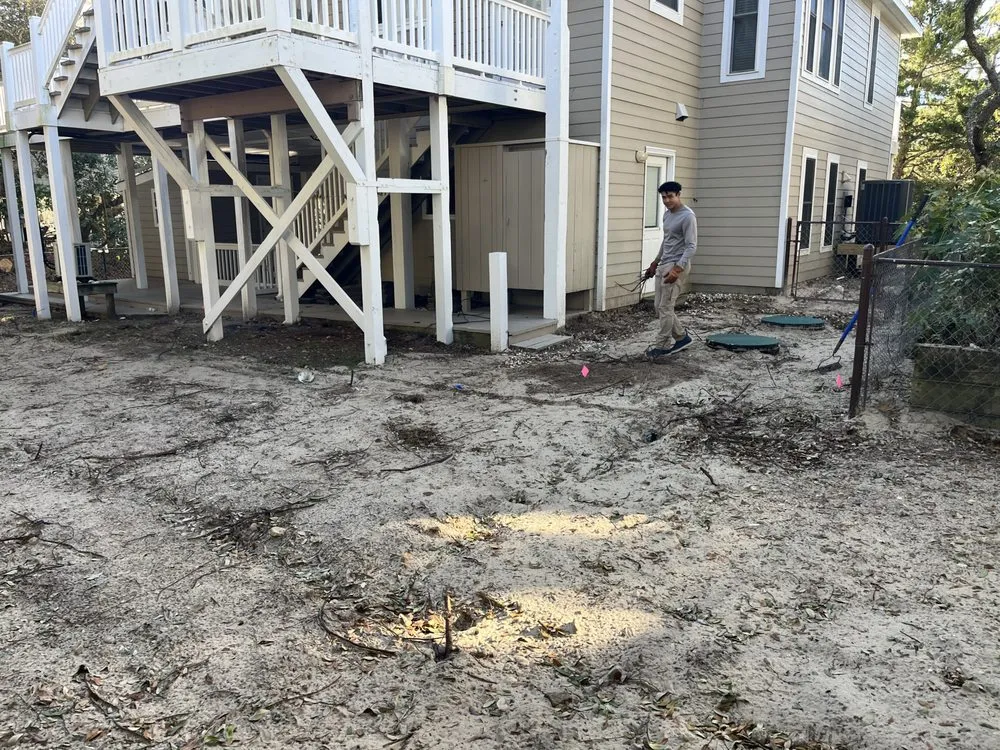 Custom garden landscaping for homes across Swansboro, NC - Sound Side Lawn Care