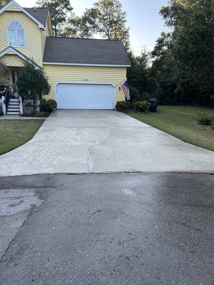 Custom outdoor landscaping in Swansboro, NC by Sound Side Lawn Care