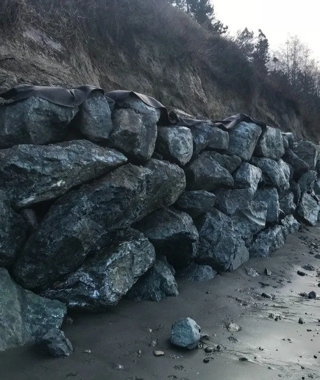 Local landscape installation in Kingston, WA - Sound to Olympics Construction