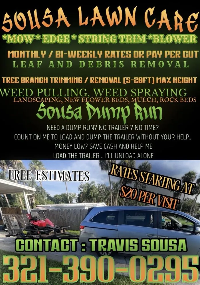 Trusted yard maintenance experts serving Cocoa, FL - Sousa Lawn Care