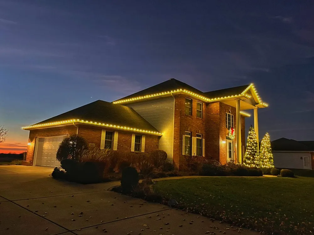 Professional outdoor landscaping for homes in Hebron, IN by South + Jefferson Home and Lawn