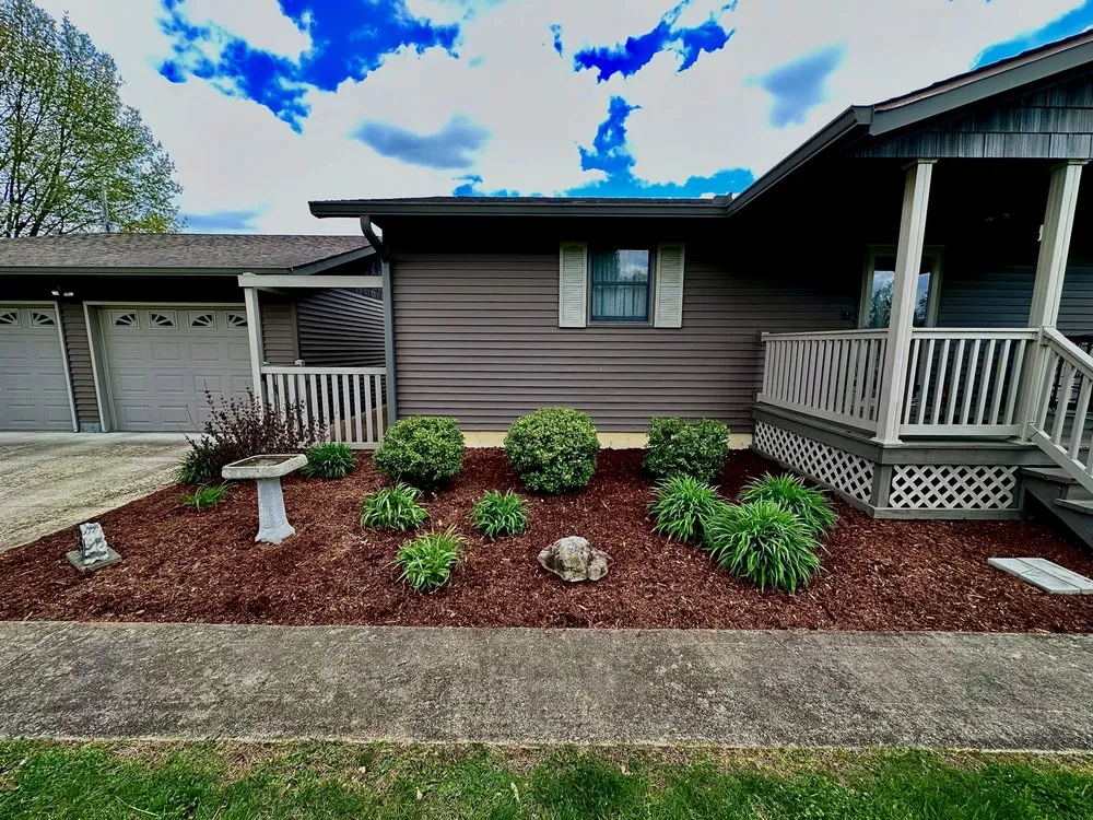 Professional residential landscaping with custom design in Patoka, IL by South Central Lawn Care