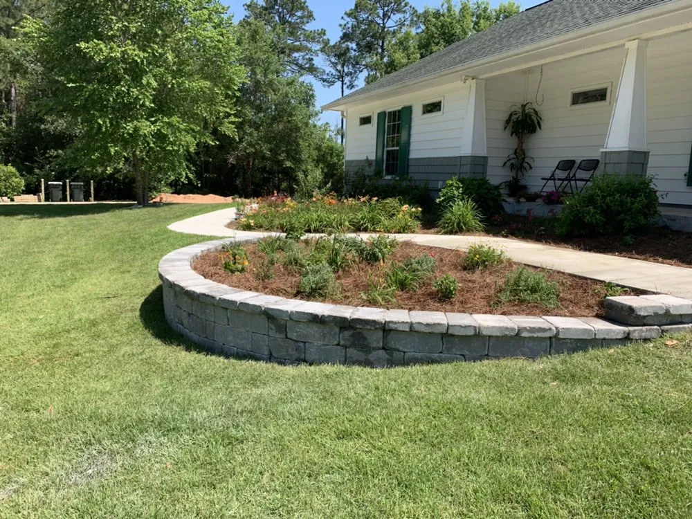 Professional garden landscaping in Pensacola, FL by South Coast Landscaping
