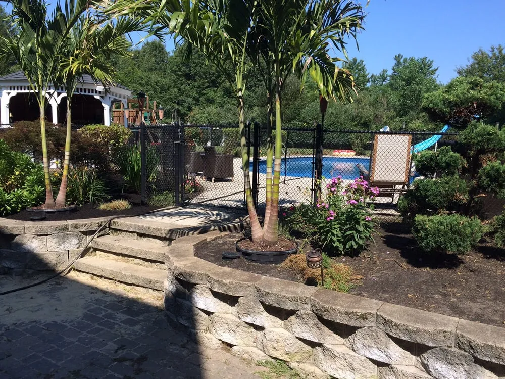 Custom residential landscaping in Duxbury, MA by South East Property Managment