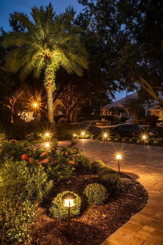 Professional landscape installation for year-round maintenance in Pompano Beach, FL by South Florida Landscaping Lighting