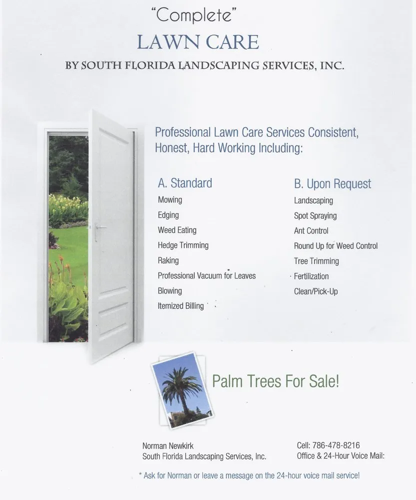 Professional yard maintenance for residential properties in Homestead, FL by South Florida Landscaping Services