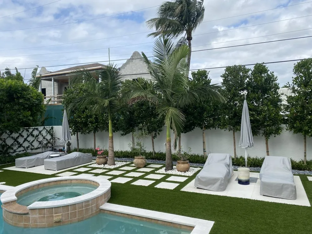 Trusted lawn mowing service with custom design across Boca Raton, FL - South Florida Paver Pros