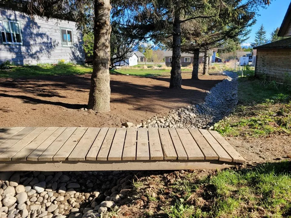 Professional garden landscaping in Homer, AK by South Peninsula Dirt Works