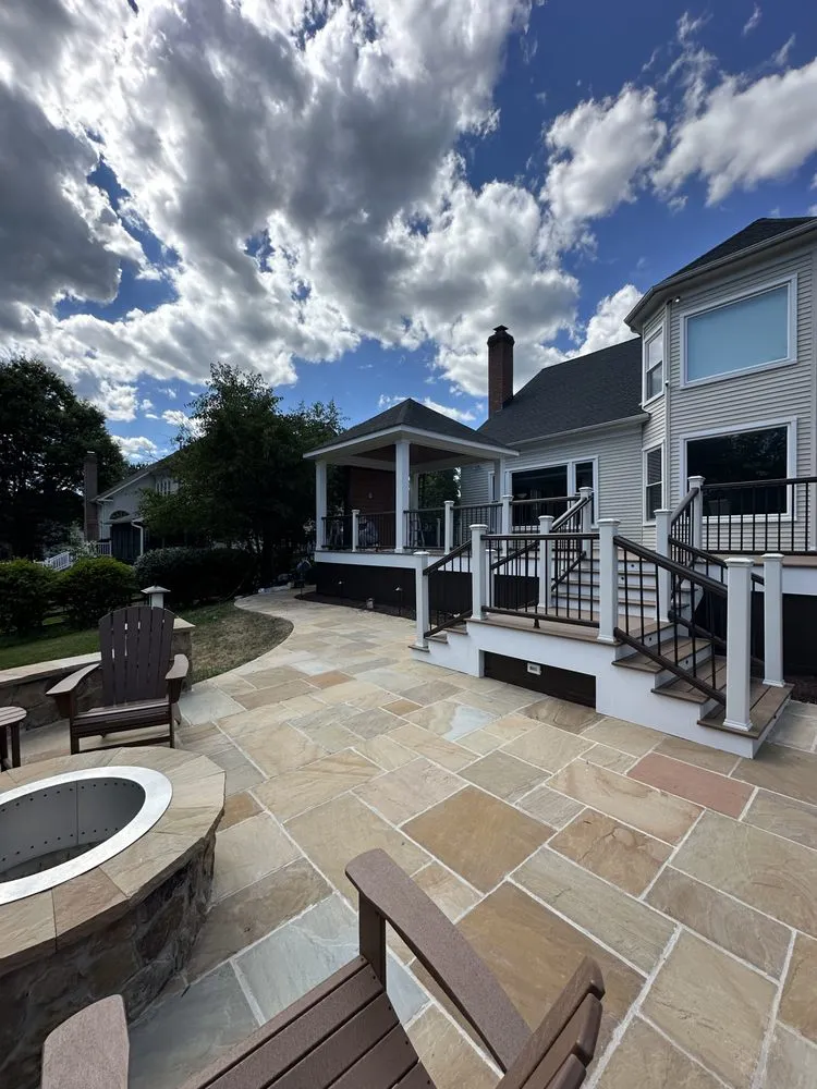 Local lawn mowing service for year-round maintenance in Woodbridge, VA by South Side Specialties Landscape & Design