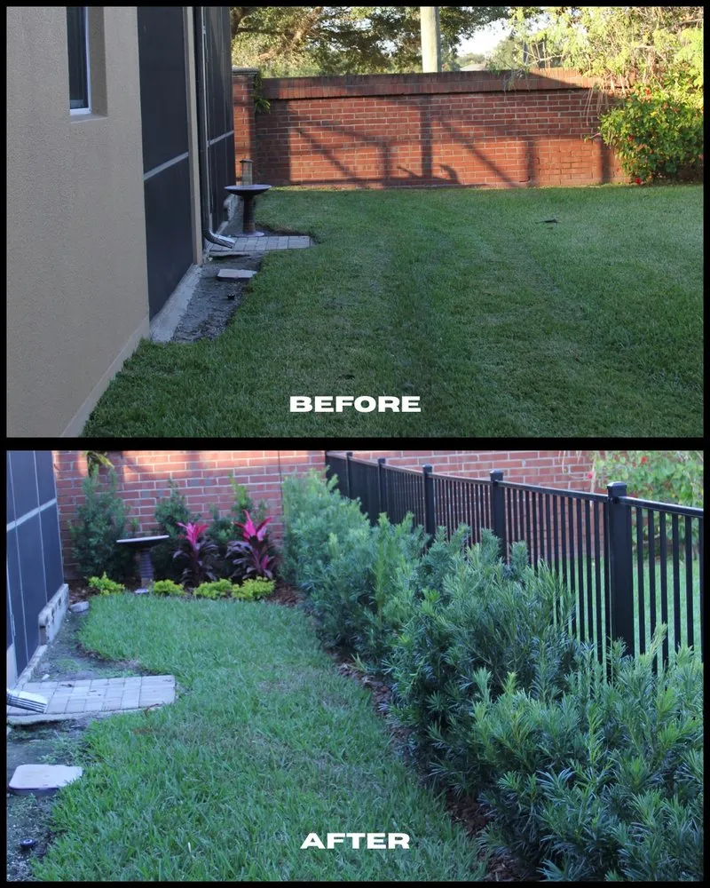 Custom landscape design for residential properties in Ocoee, FL by South Tide Services