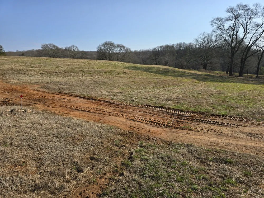 Custom outdoor landscaping with custom design in Royston, GA by Southeast Land Management