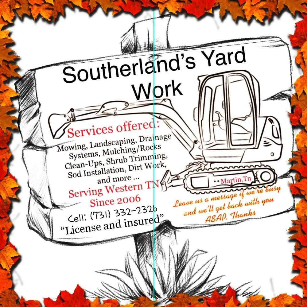 Professional landscape installation for year-round maintenance in Martin, TN by Southerland's Yard Work