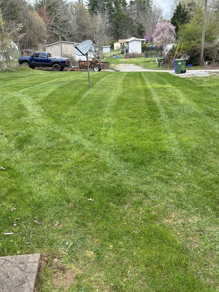 Reliable lawn mowing service for beautiful yards in Hendersonville, NC by Southern Boys Landscaping