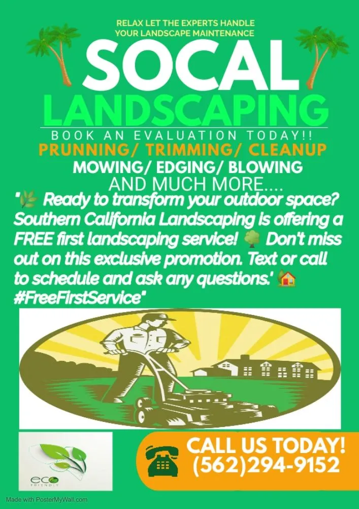 Top-rated lawn mowing service for homes across Norwalk, CA - Southern California Landscaping