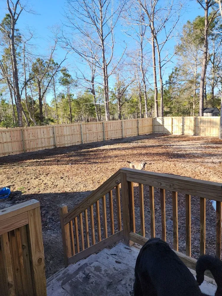 Custom landscaping services for homes in Leland, NC by Southern Charm Home Exteriors