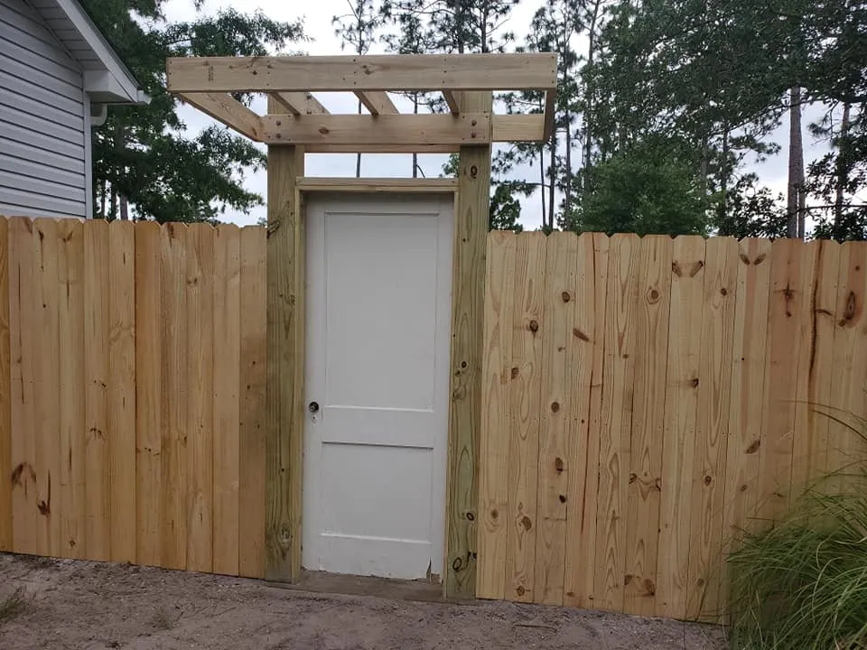 Local yard cleanup service with custom design in Leland, NC by Southern Charm Home Exteriors