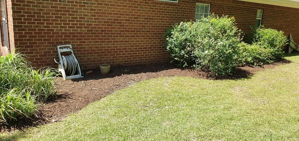 Local landscape installation in Dothan, AL by Southern Choppers