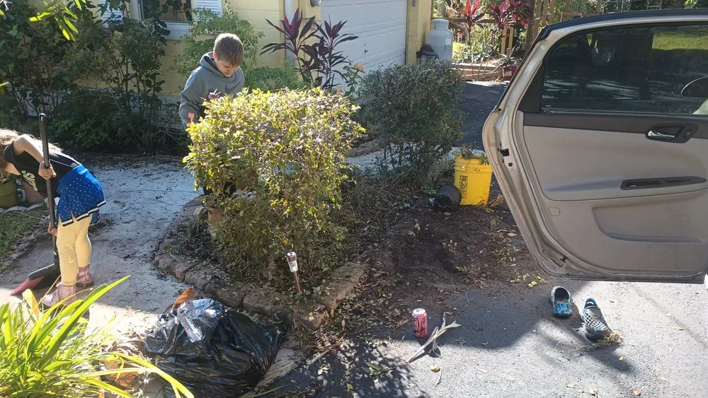 Custom landscape installation with custom design in Ocklawaha, FL by Southern Cuts