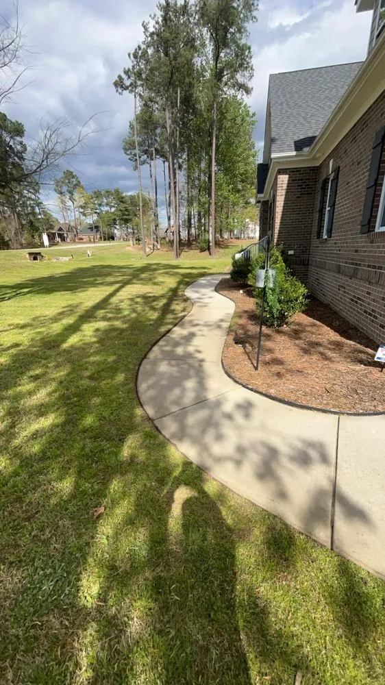 Custom residential landscaping in Black Creek, NC by Southern Cutz Lawn & Landscaping
