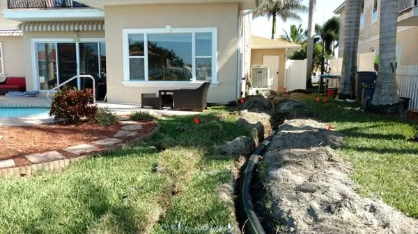 Local landscape installation in Tarpon Springs, FL - Southern Drainage Systems