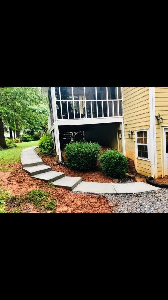 Affordable landscape installation in Acworth, GA - Southern Edge Concrete