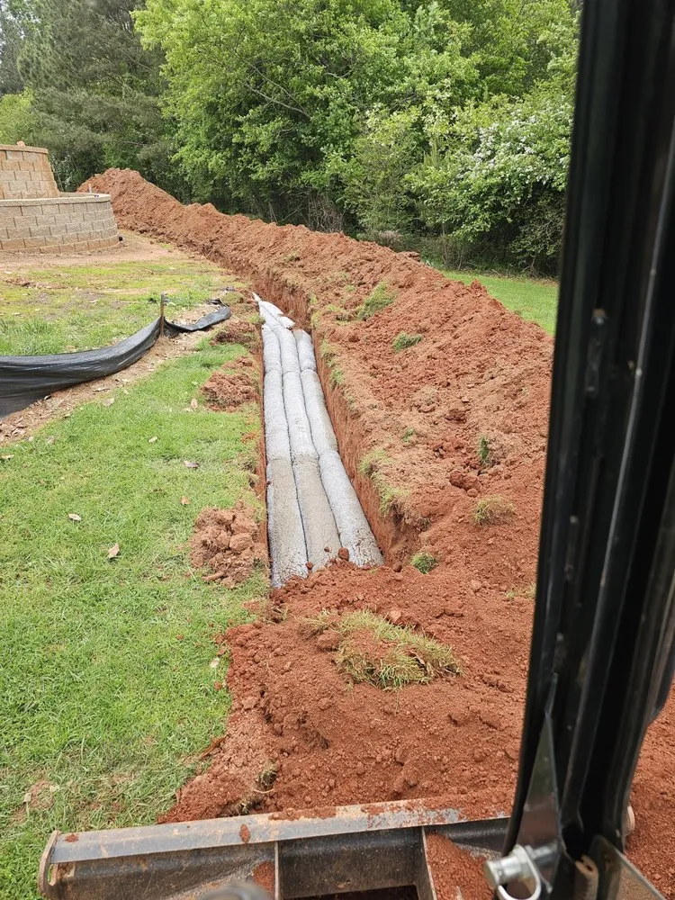 Reliable outdoor landscaping with custom design across Liberty, SC - Southern flow septic services