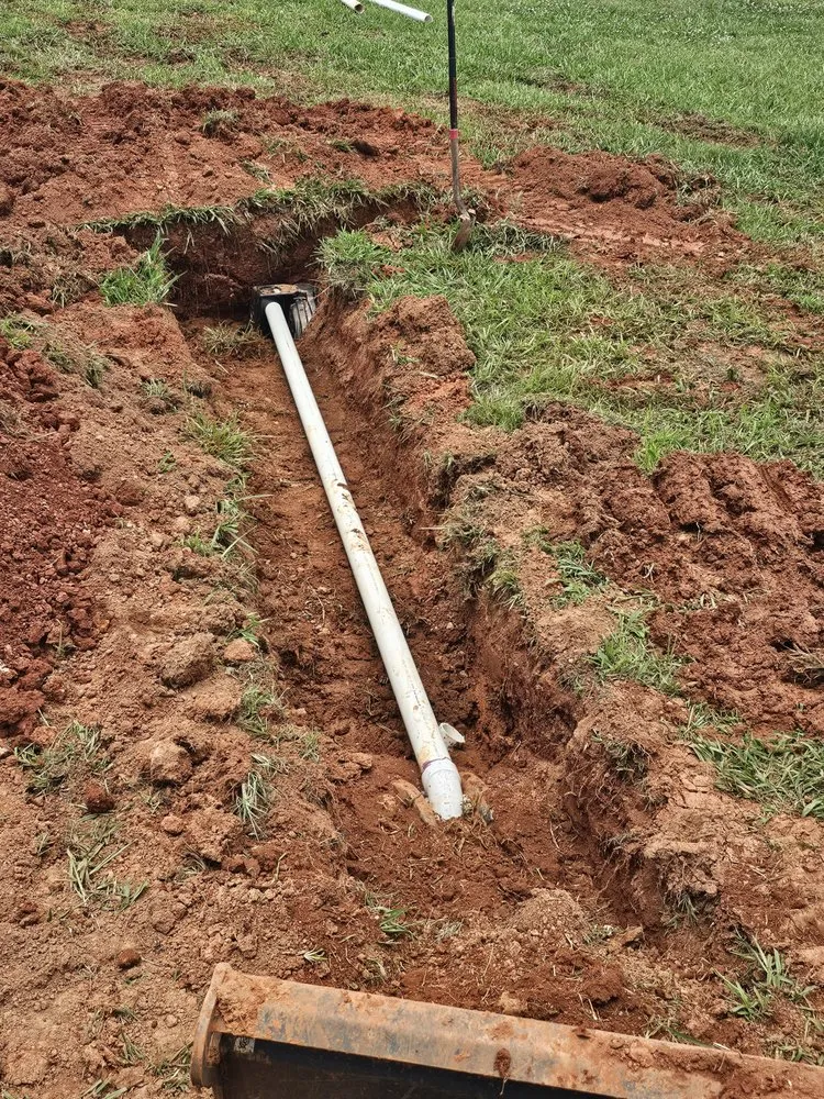 Custom garden landscaping in Liberty, SC by Southern flow septic services