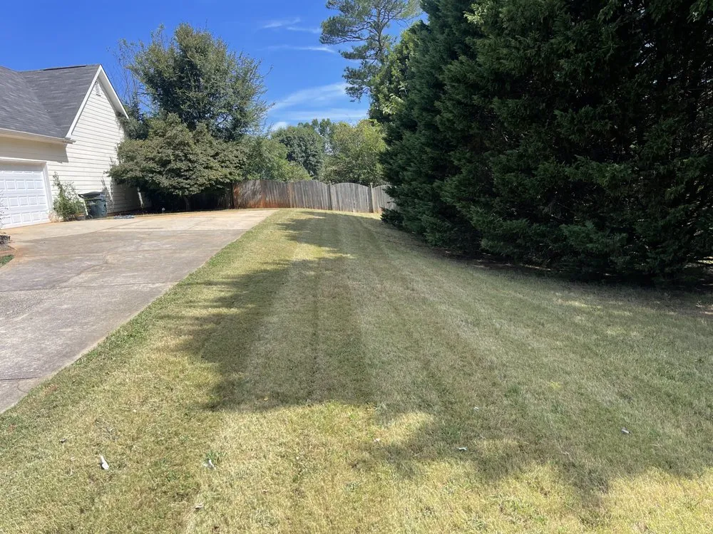 Custom garden landscaping with custom design in Commerce, GA by Southern Green Landscape