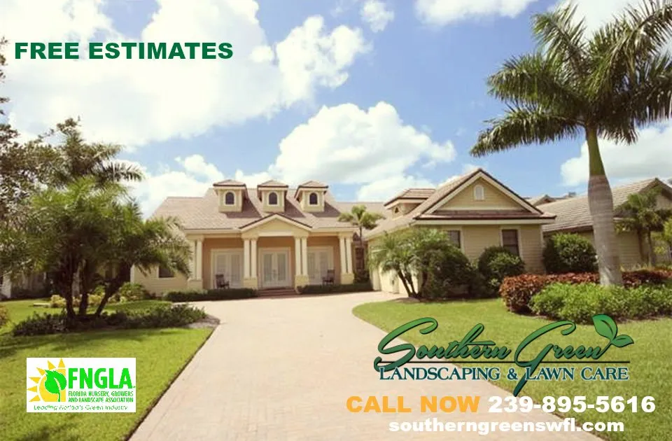 Expert garden landscaping with custom design across Estero, FL - Southern Green Landscaping & Lawn Care