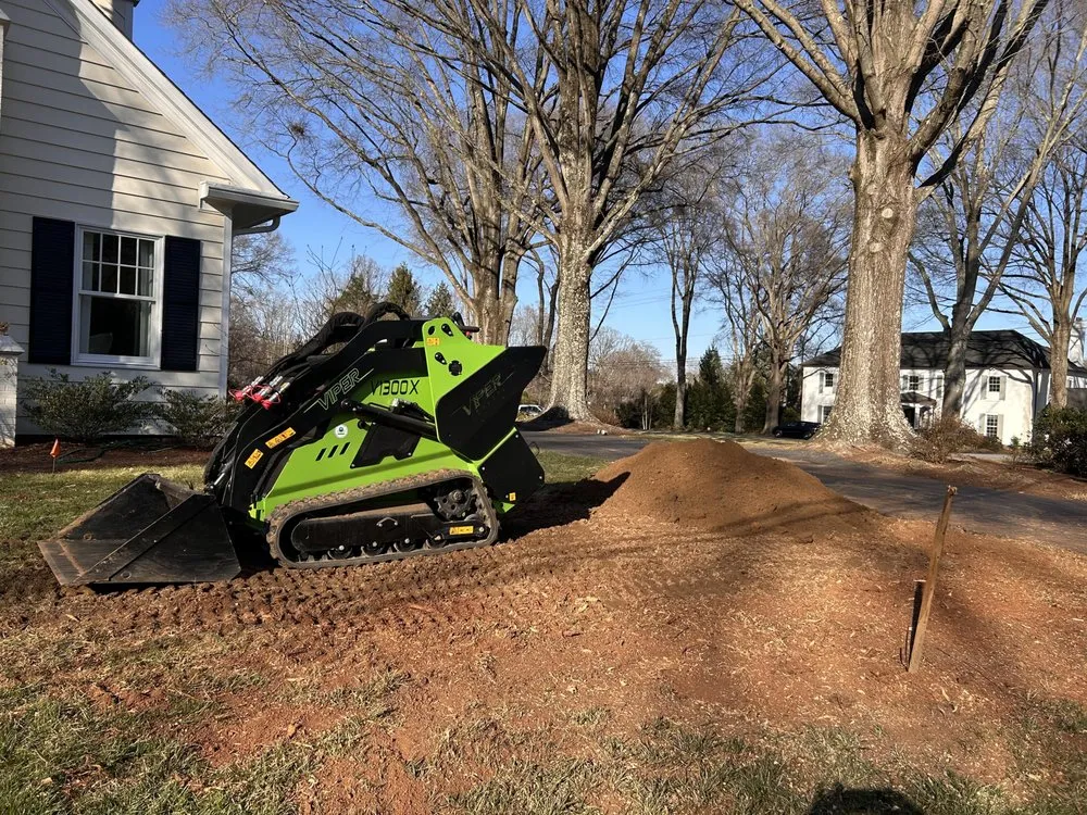 Professional lawn mowing service for homes in Clemmons, NC by Southern Ground