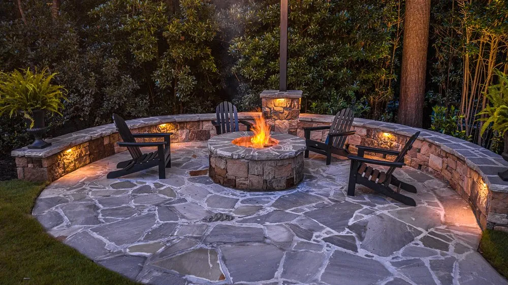 Custom landscape design for residential properties in Watkinsville, GA by Southern Grounds Landscaping